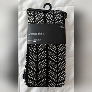 Banana Republic Black Tights Size S/M NEW